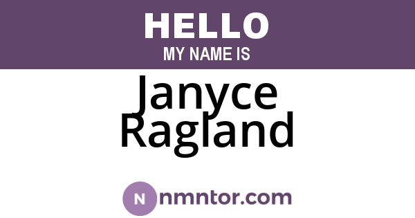 Janyce Ragland