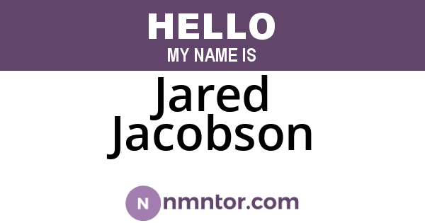 Jared Jacobson