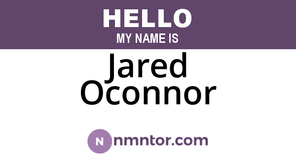 Jared Oconnor