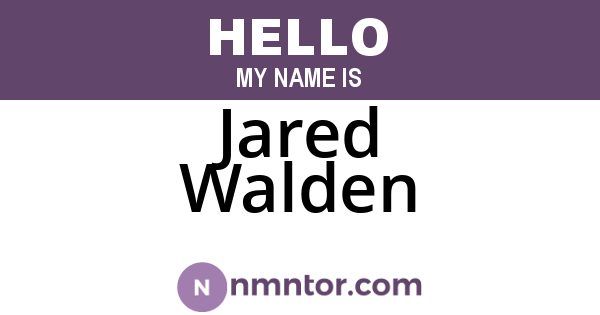 Jared Walden