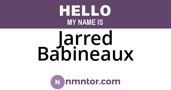Jarred Babineaux