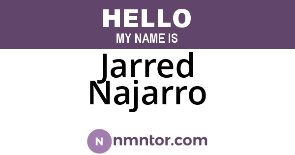 Jarred Najarro