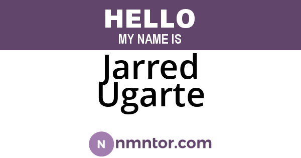 Jarred Ugarte