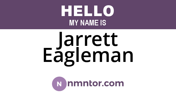 Jarrett Eagleman