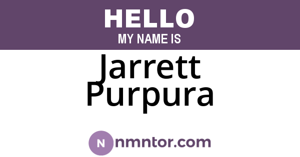 Jarrett Purpura