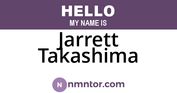 Jarrett Takashima