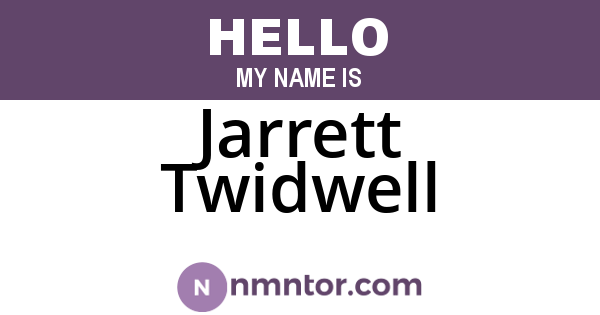 Jarrett Twidwell