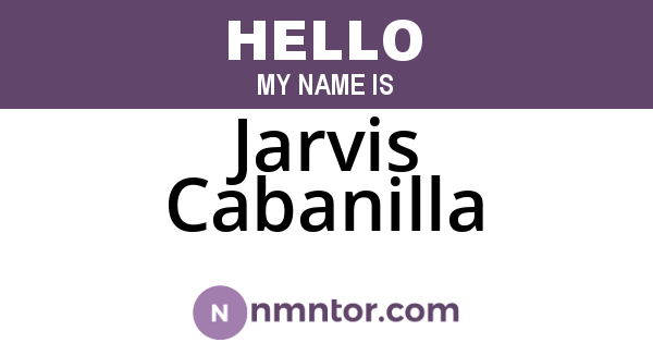 Jarvis Cabanilla