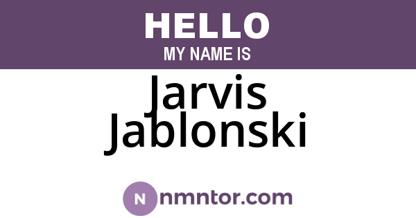 Jarvis Jablonski
