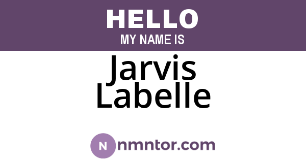 Jarvis Labelle