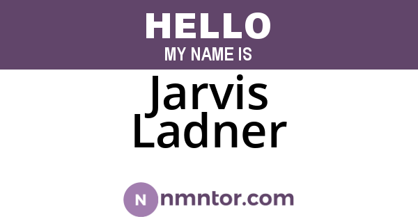Jarvis Ladner