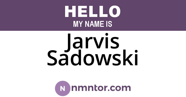 Jarvis Sadowski
