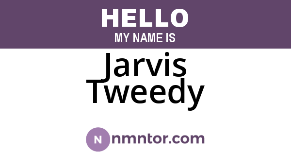 Jarvis Tweedy