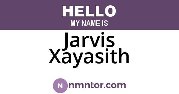Jarvis Xayasith