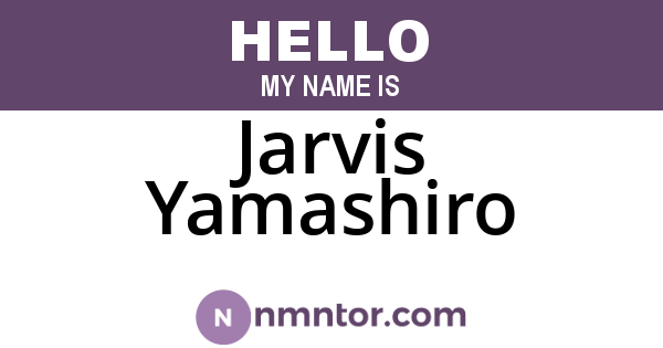 Jarvis Yamashiro