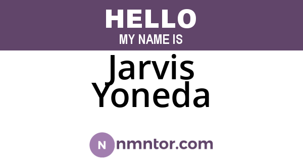 Jarvis Yoneda