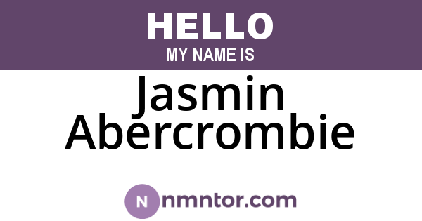 Jasmin Abercrombie