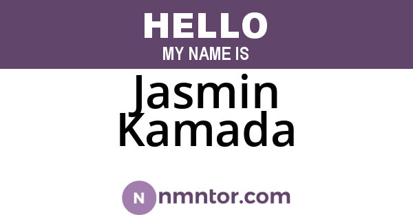 Jasmin Kamada