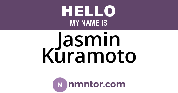 Jasmin Kuramoto