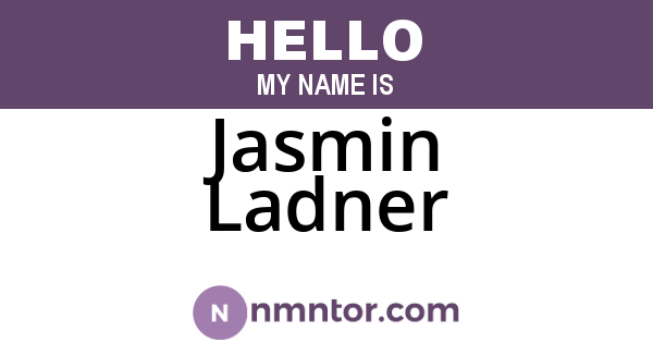 Jasmin Ladner