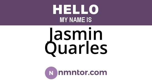 Jasmin Quarles