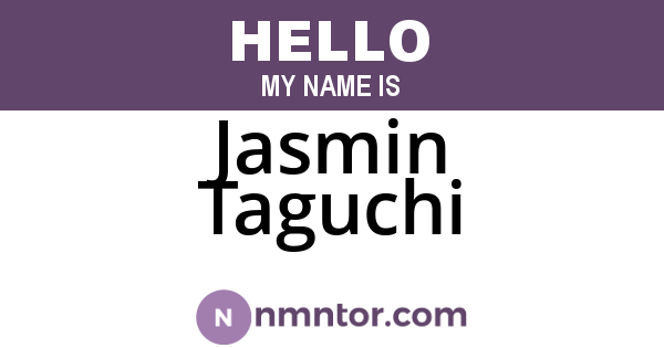 Jasmin Taguchi