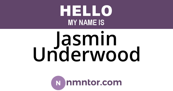 Jasmin Underwood
