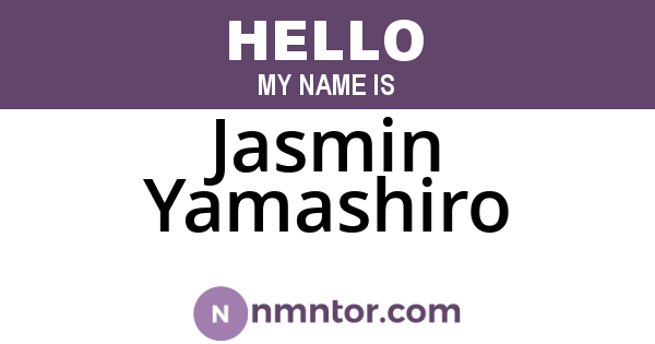 Jasmin Yamashiro