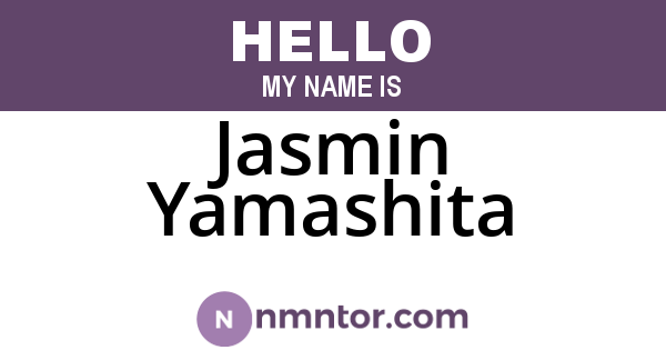 Jasmin Yamashita