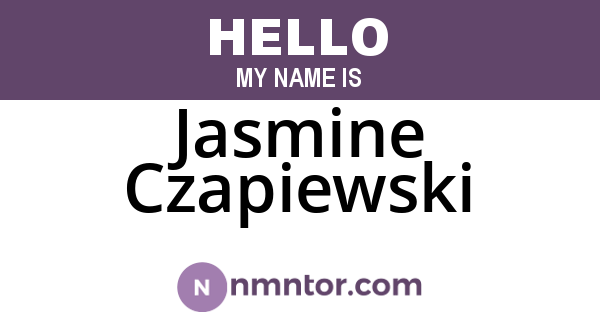 Jasmine Czapiewski