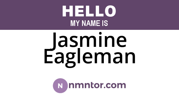 Jasmine Eagleman