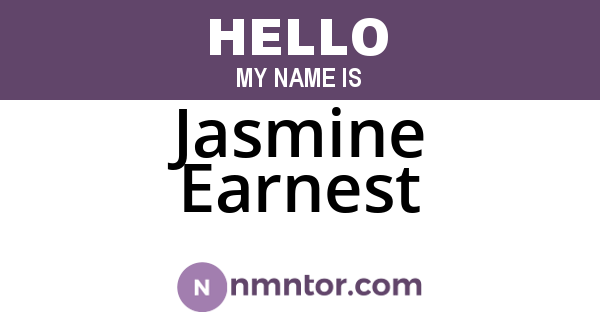 Jasmine Earnest