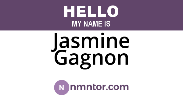 Jasmine Gagnon