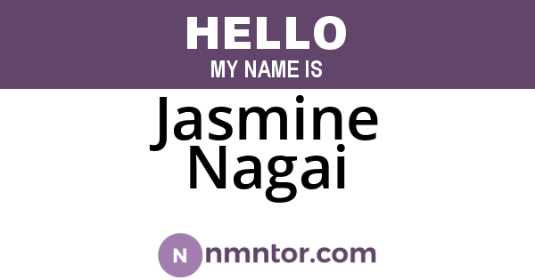 Jasmine Nagai