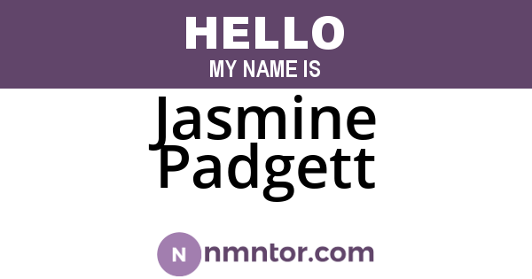 Jasmine Padgett