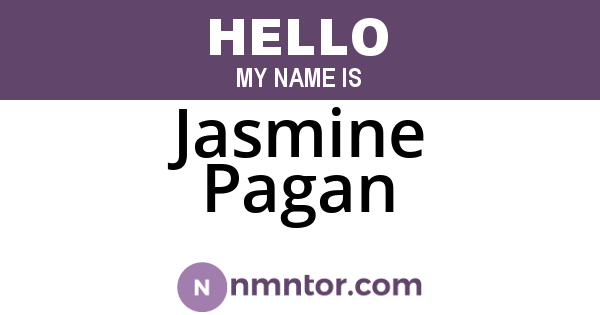 Jasmine Pagan