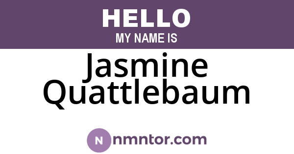 Jasmine Quattlebaum