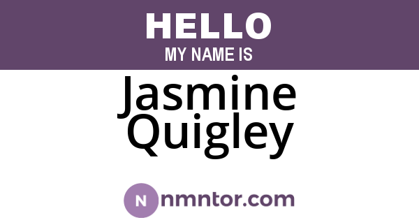 Jasmine Quigley