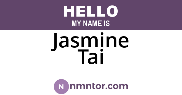 Jasmine Tai