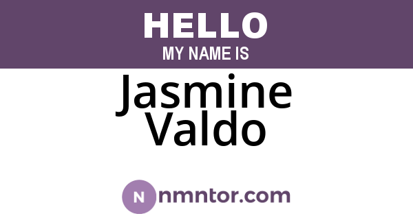 Jasmine Valdo