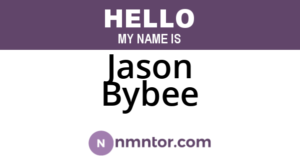 Jason Bybee