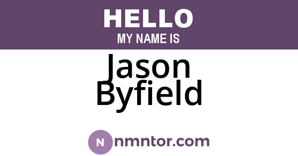 Jason Byfield