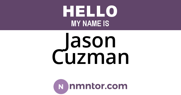 Jason Cuzman