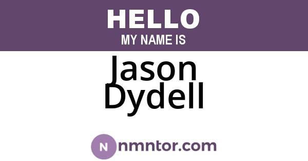 Jason Dydell