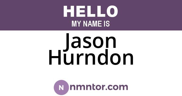 Jason Hurndon