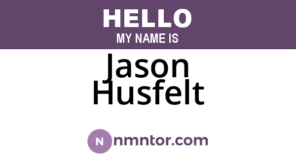 Jason Husfelt