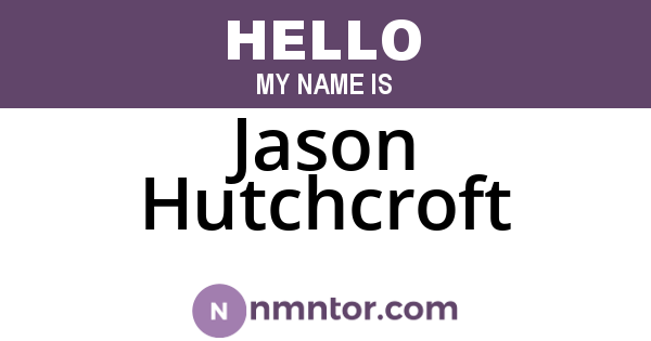 Jason Hutchcroft