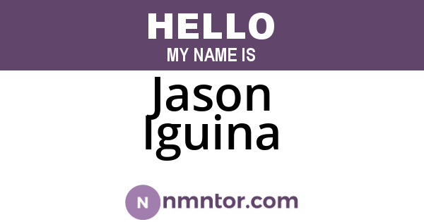 Jason Iguina