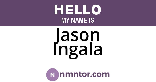 Jason Ingala