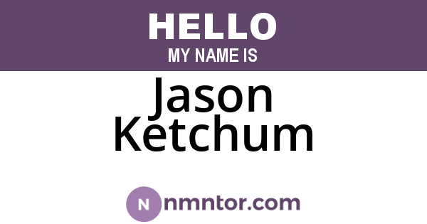 Jason Ketchum